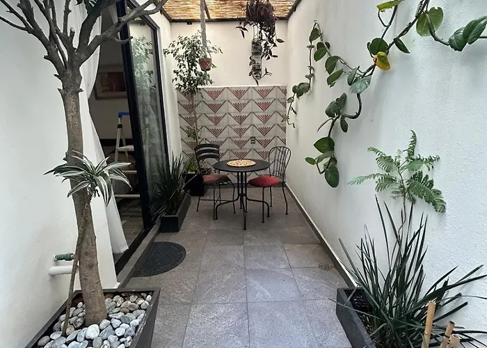 Apartment Indiana C Terraza Y Estacionamiento 2 Pers Mexico City